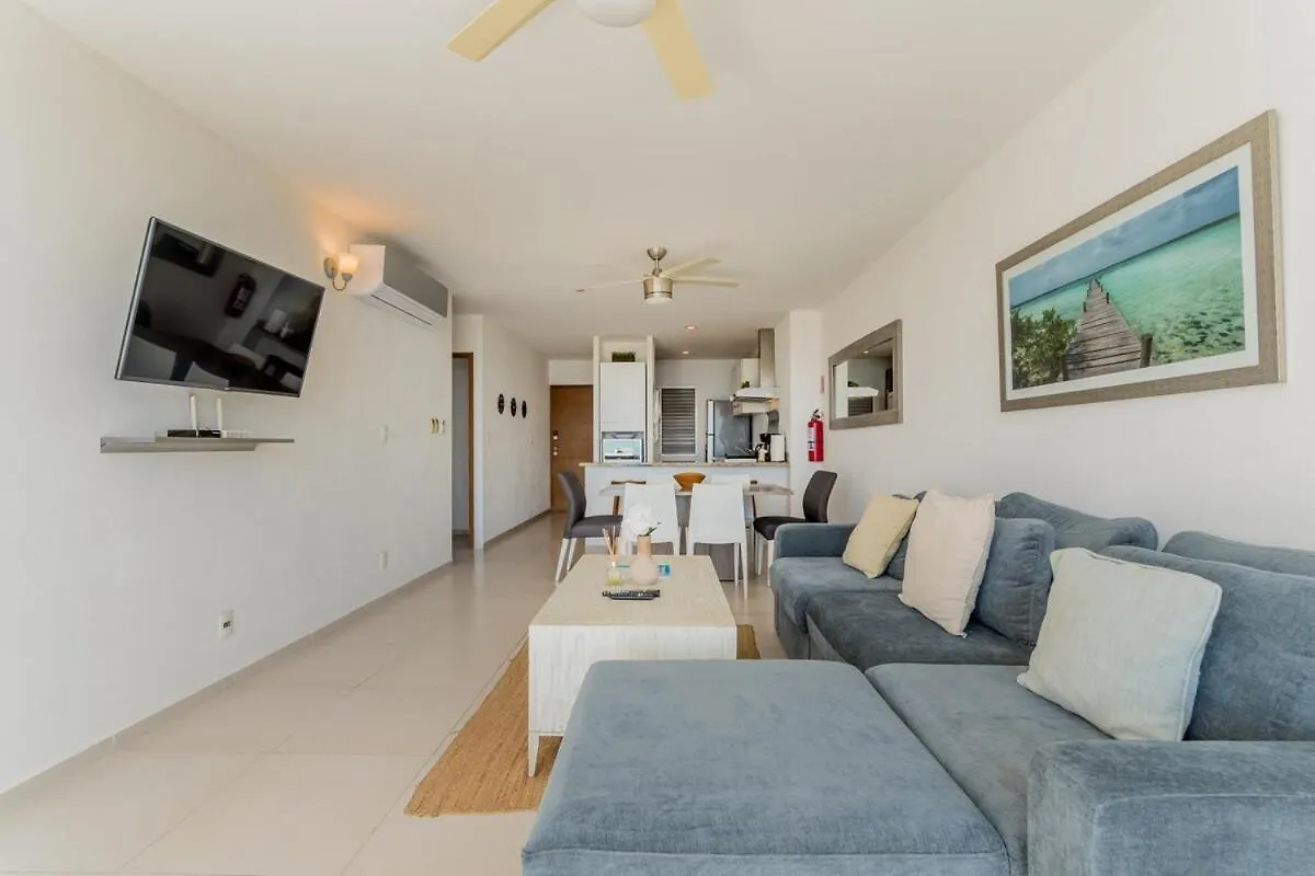 Coral Beachfront 2Bdr With Pool By Casa Paraiso Cancún Apartmán