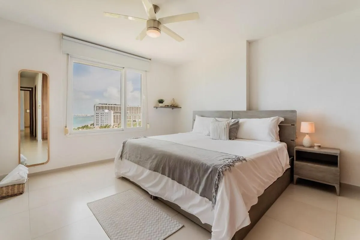 Coral Beachfront 2Bdr With Pool By Casa Paraiso Cancún Apartmán